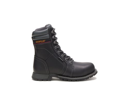 Black Caterpillar Echo Waterproof Steel Toe Work Boot - Women's Work Boots Egypt L25W16T