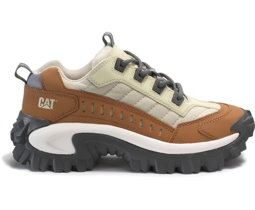 Brown / Beige Caterpillar Intruder Shoe - Men's Casual Shoes Egypt GK4WEJB