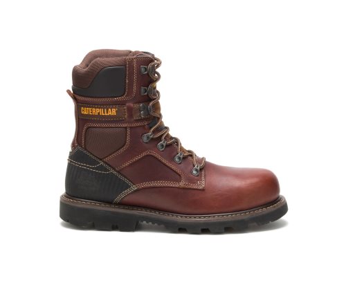 Brown Caterpillar Indiana 2.0 Steel Toe Work Boot - Men's Work Boots Egypt 1GOBV7K