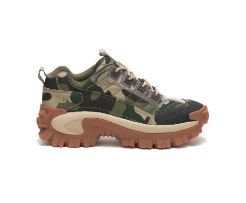 Camo Caterpillar Intruder Shoe - Men's Casual Shoes Egypt XU7YZGQ