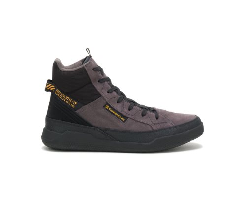 Grey / Black Caterpillar CODE Hex Hi Utility - Women's Sneakers Egypt 5JBUWBX