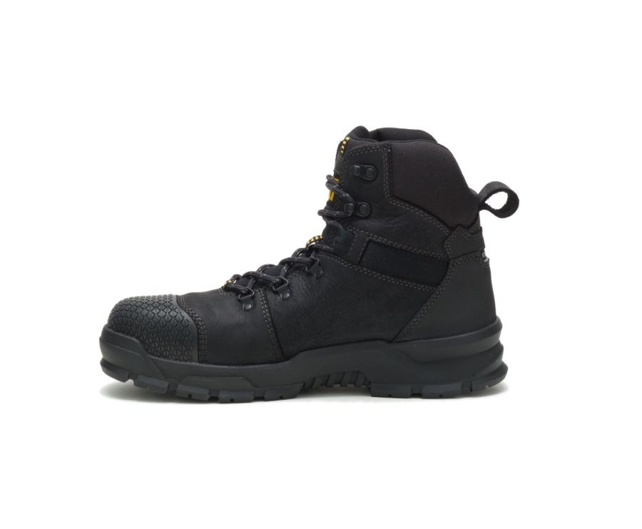 Black Caterpillar Accomplice X Waterproof Steel Toe Work Boot - Men's Work Boots Egypt 31JOGGG