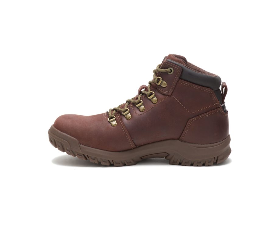 Copper Caterpillar Mae Steel Toe Waterproof Work Boot - Women's Work Boots Egypt UXQ3B8K