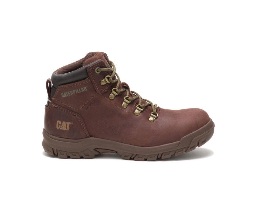 Copper Caterpillar Mae Steel Toe Waterproof Work Boot - Women\'s Work Boots Egypt UXQ3B8K