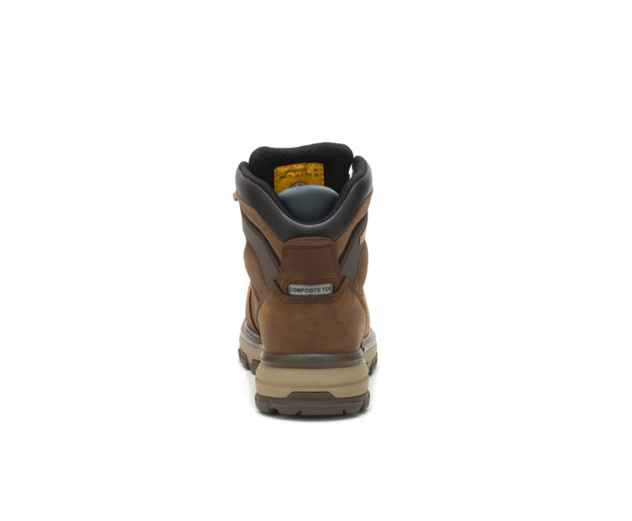 Dark Brown Caterpillar Excavator Superlite Waterproof Thinsulate™ Nano Toe Work Boot - Women's Work Boots Egypt 40OSUXY