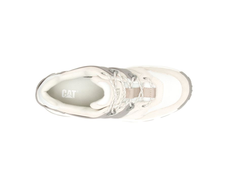 Grey / Bright White Caterpillar Reactor - Women's Sneakers Egypt BXGDMPM