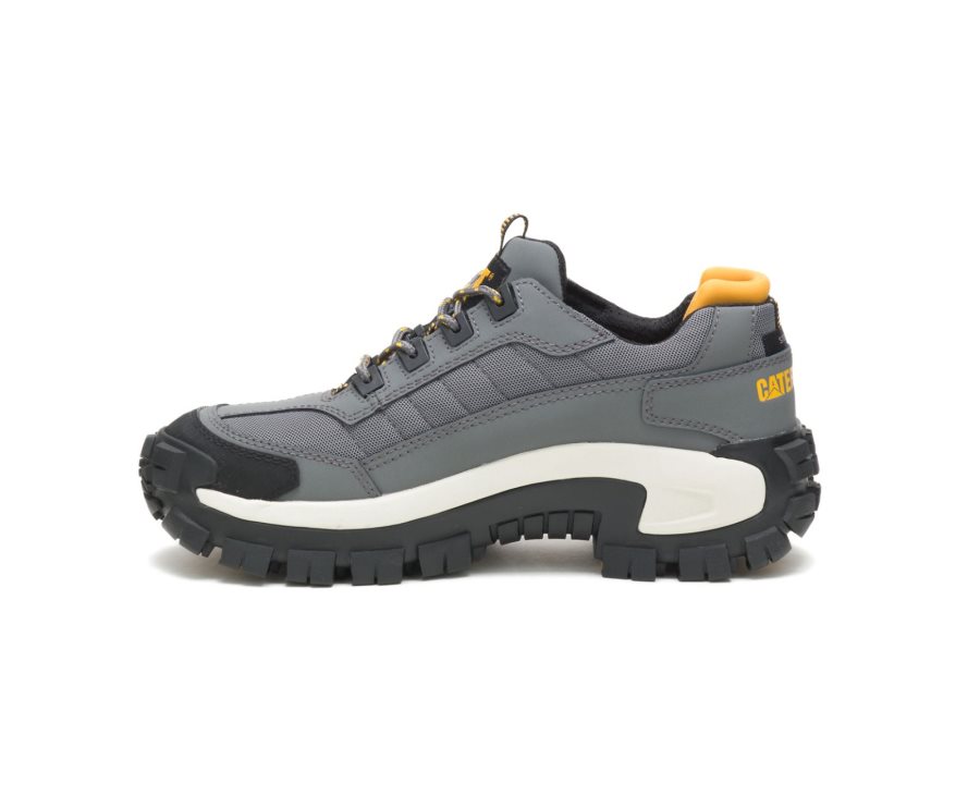 Grey Caterpillar Invader Steel Toe Work Shoe - Men's Work Shoes Egypt 0A95N56