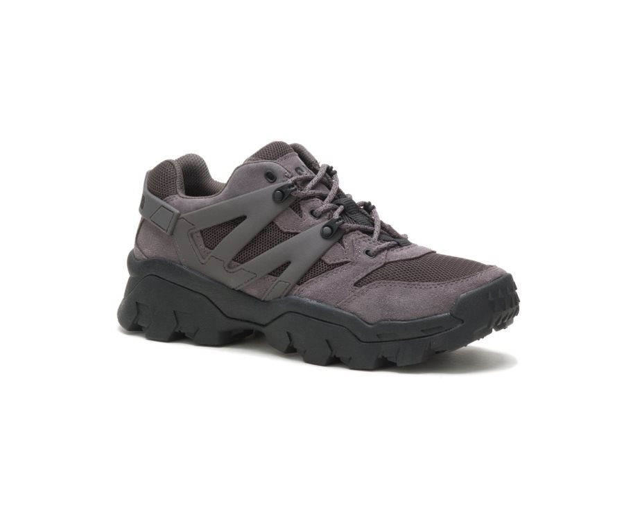 Grey Caterpillar Reactor - Men's Sneakers Egypt QH3GMMM