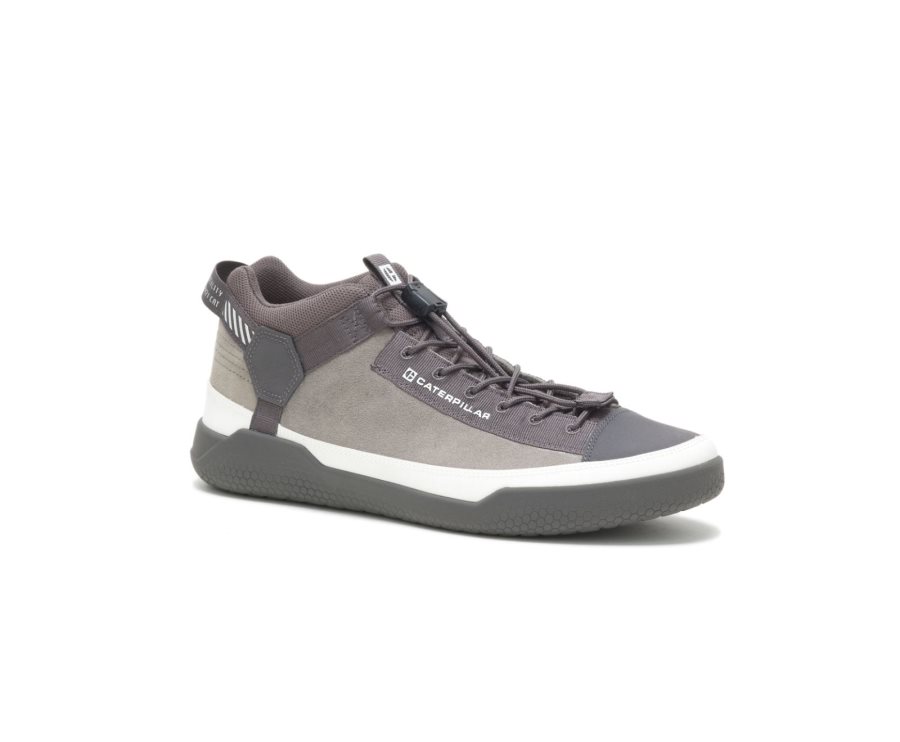 Grey / Dark Grey Caterpillar CODE Hex Utility - Men's Sneakers Egypt AHLJ6PY