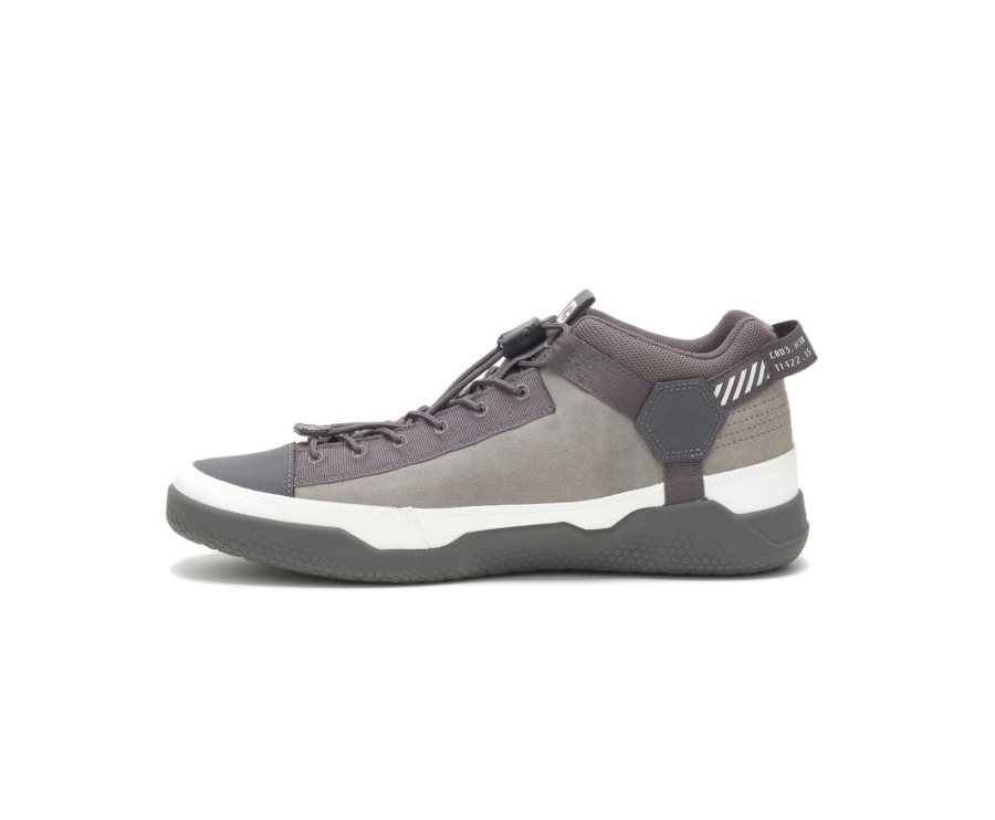 Grey / Dark Grey Caterpillar CODE Hex Utility - Men's Sneakers Egypt AHLJ6PY