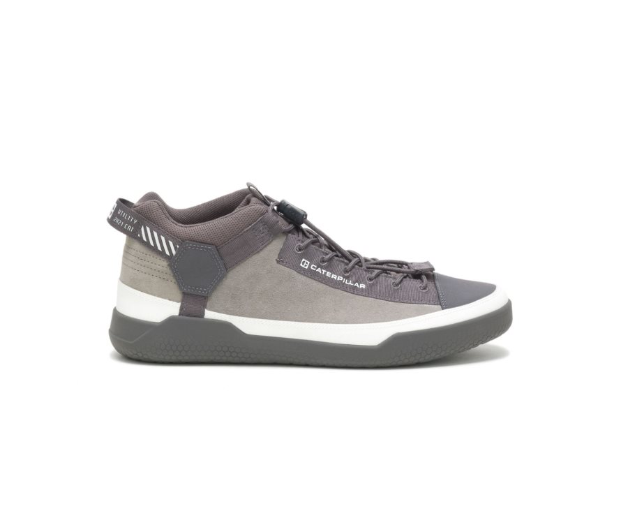 Grey / Dark Grey Caterpillar CODE Hex Utility - Men\'s Sneakers Egypt AHLJ6PY