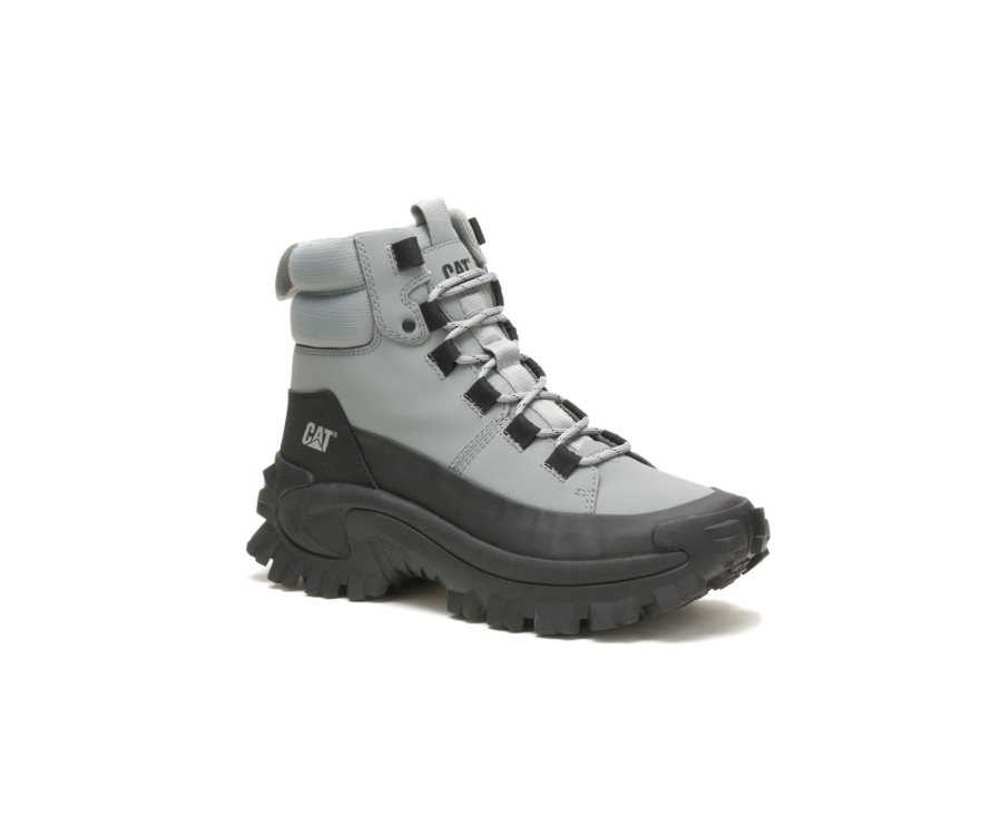 Grey / Dark Grey Caterpillar Trespass Waterproof Galosh - Men's Waterproof Boots Egypt GUBCEYS