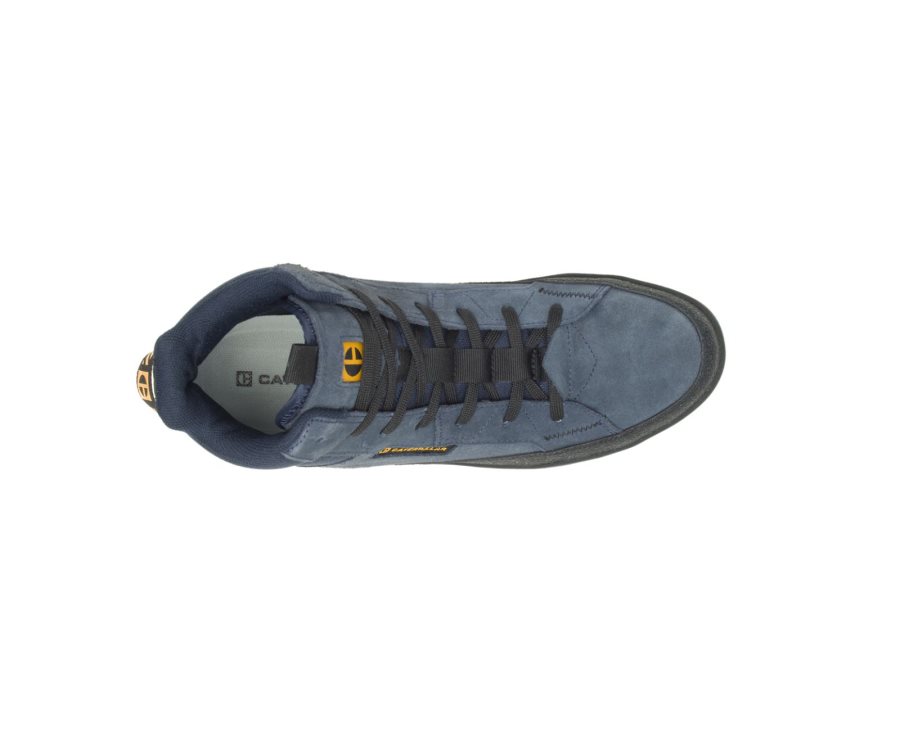 Navy Caterpillar CODE Hex Hi Utility - Men's Sneakers Egypt O68ZTAT