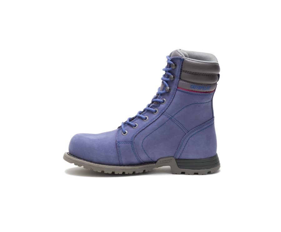 Purple Caterpillar Echo Waterproof Steel Toe Work Boot - Women's Work Boots Egypt 1UKGH42