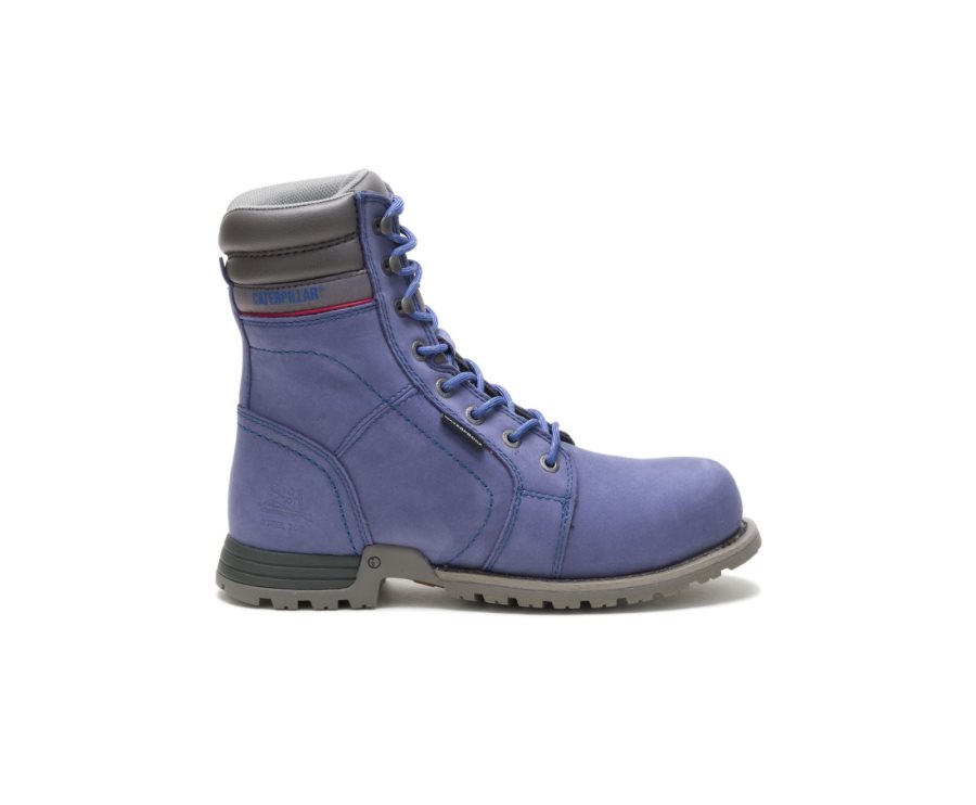 Purple Caterpillar Echo Waterproof Steel Toe Work Boot - Women\'s Work Boots Egypt 1UKGH42