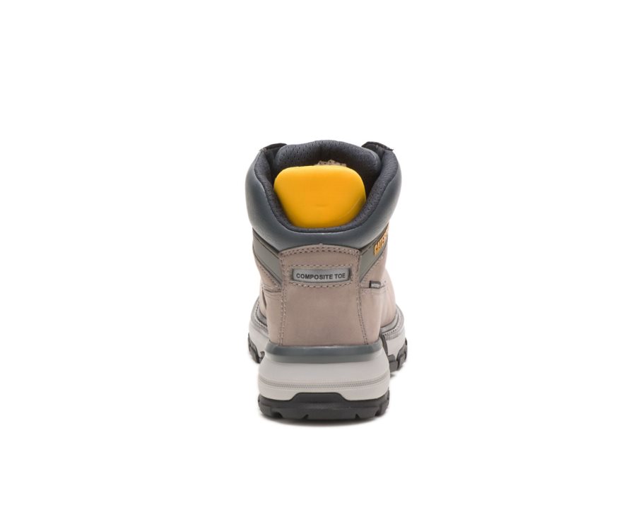 Skin / Grey Caterpillar Excavator Superlite Waterproof Nano Toe Work Boot - Women's Work Boots Egypt MT7MHVG