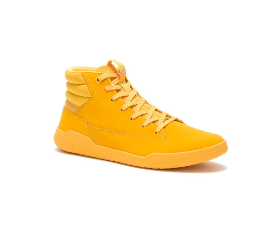 Yellow Caterpillar CODE Hex Hi - Men's Sneakers Egypt NHEDYYQ