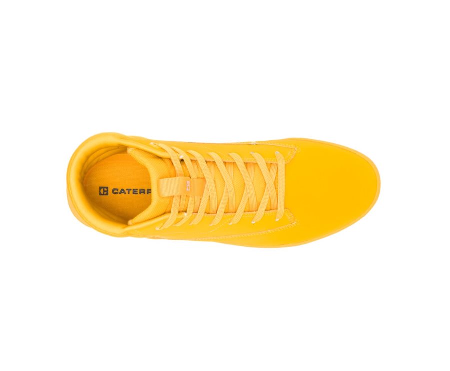 Yellow Caterpillar CODE Hex Hi - Men's Sneakers Egypt NHEDYYQ