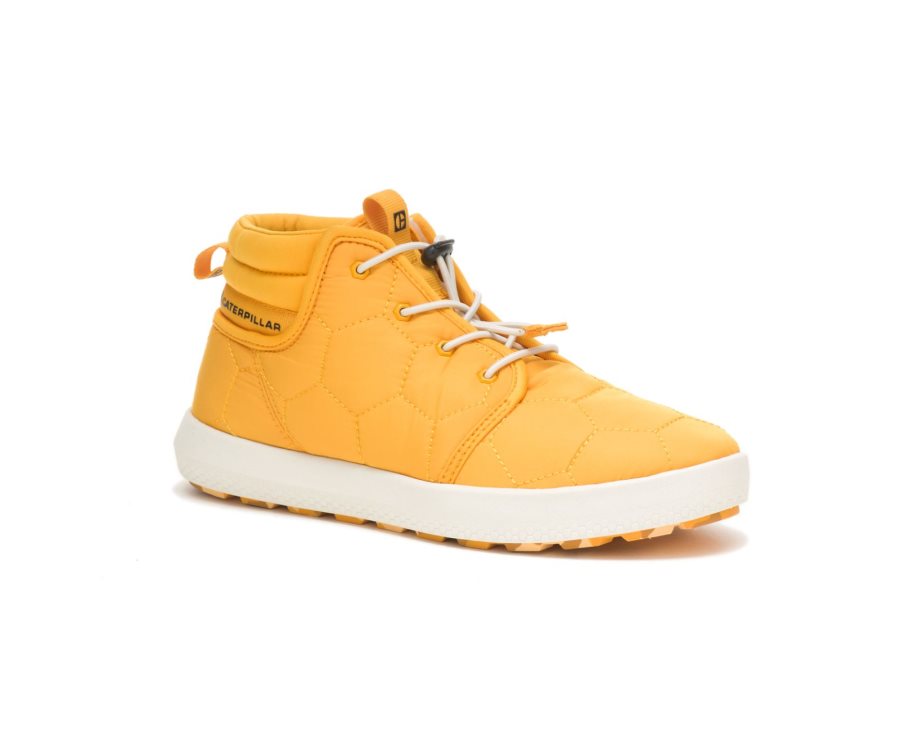 Yellow Caterpillar CODE Scout Mid - Men's Sneakers Egypt MK0X7DC